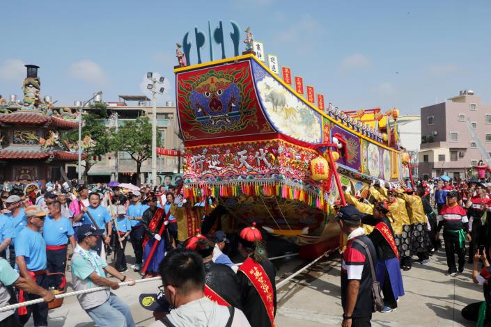 喜樹代天府萬皇宮王船出廠   祈求國泰民安...