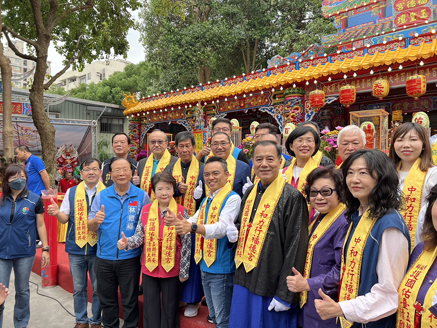 土地公文化祭暨力行福德宮百年大醮  逾百間宮廟神明參與...