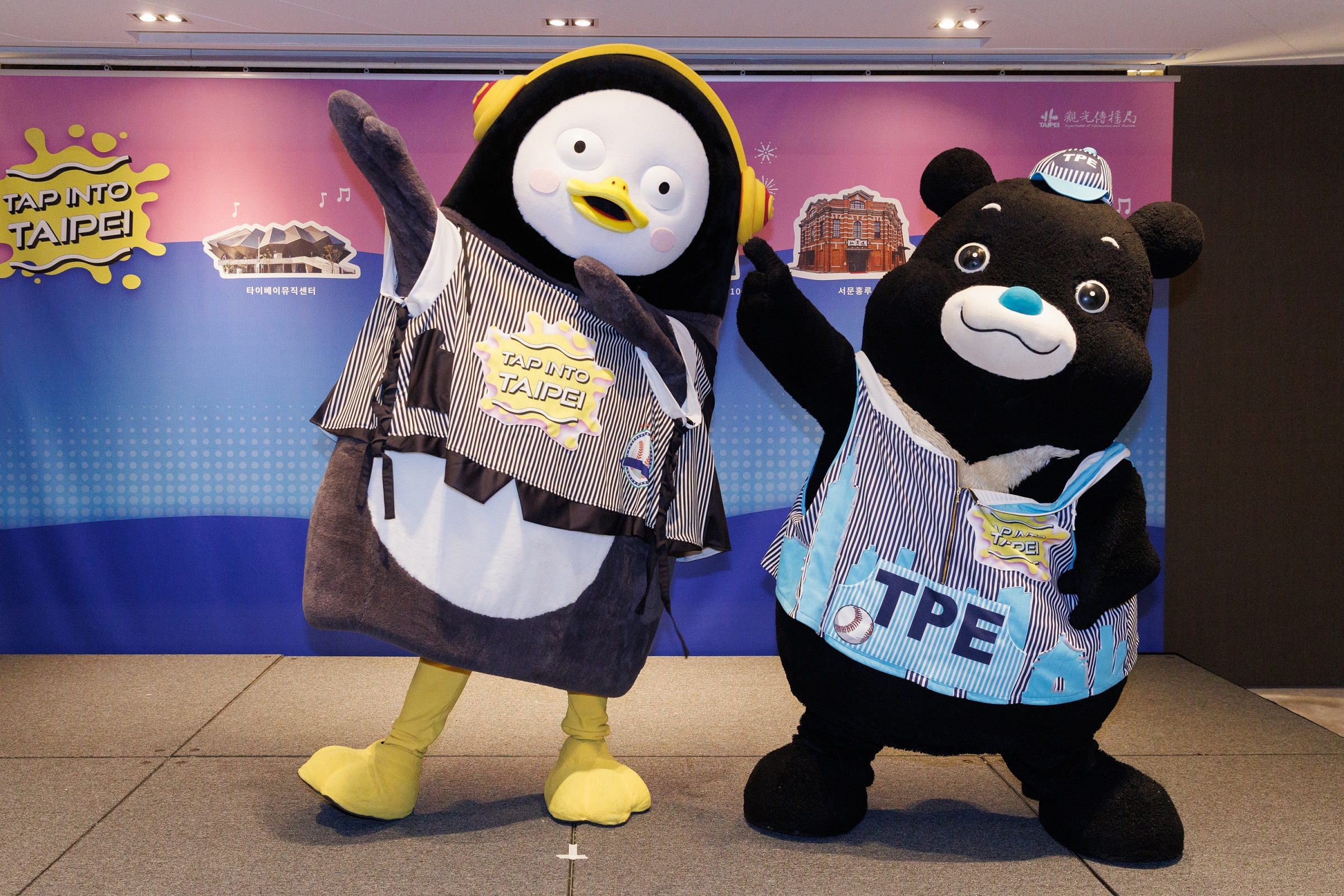 Tap into Taipei！臺韓超人氣吉祥物首爾合體熊讚與Pengsoo 共推...