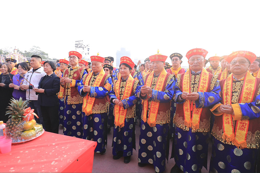 鎮瀾宮七朝建醮普渡開香  盧市長祈求國泰民安