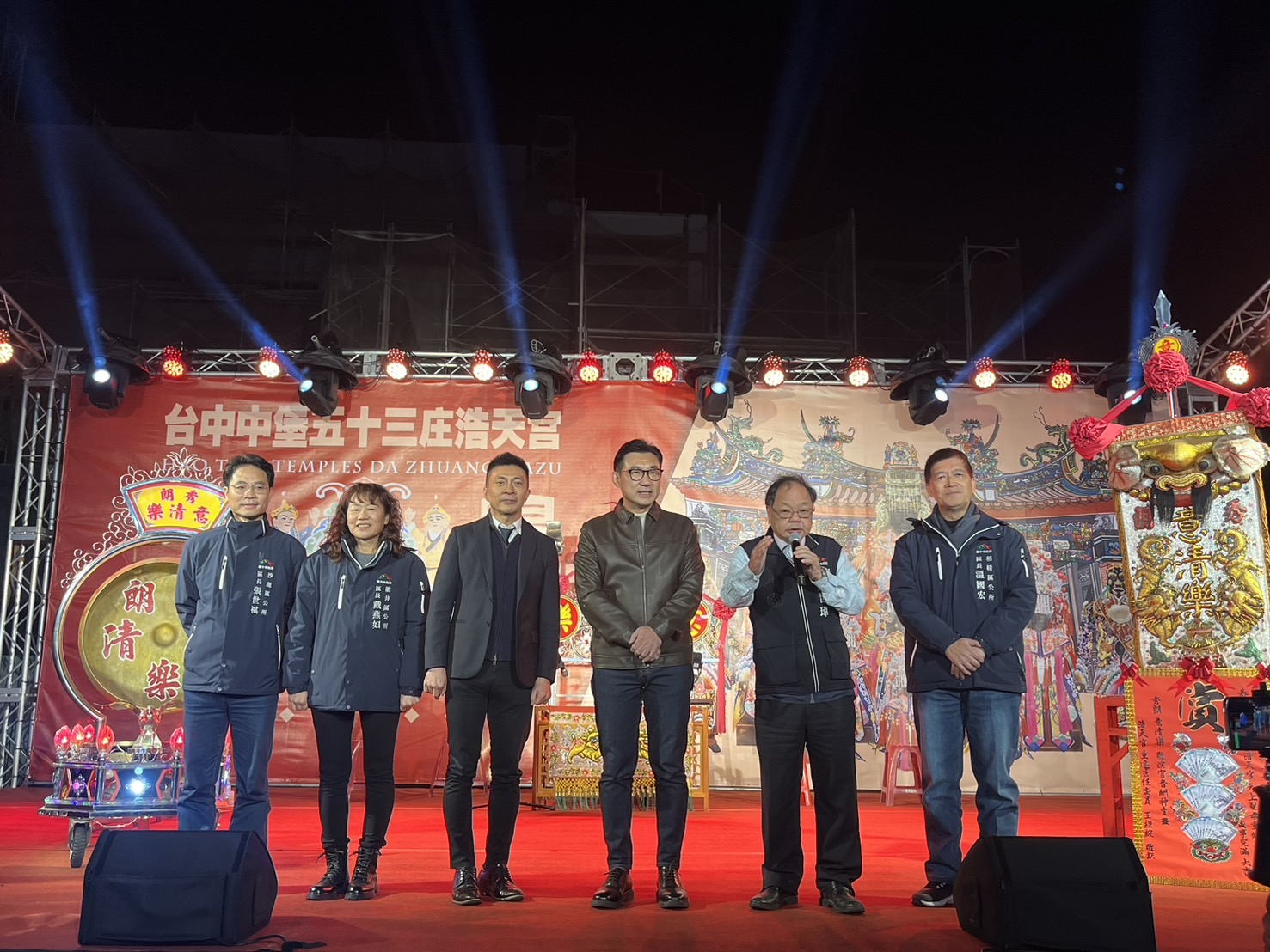 梧棲浩天宮平安福宴慶落成 民政局長賀風華再現...