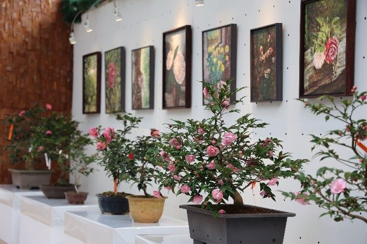 台北茶花展登場  510藝術群畫作添丰采...