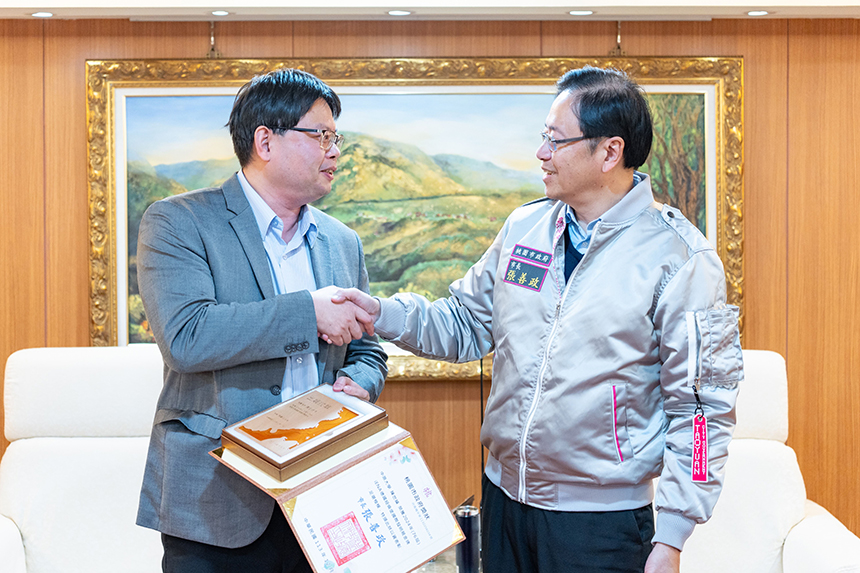 張善政接見iENA德國紐倫堡國際發明展得獎者  肯定展現桃園...