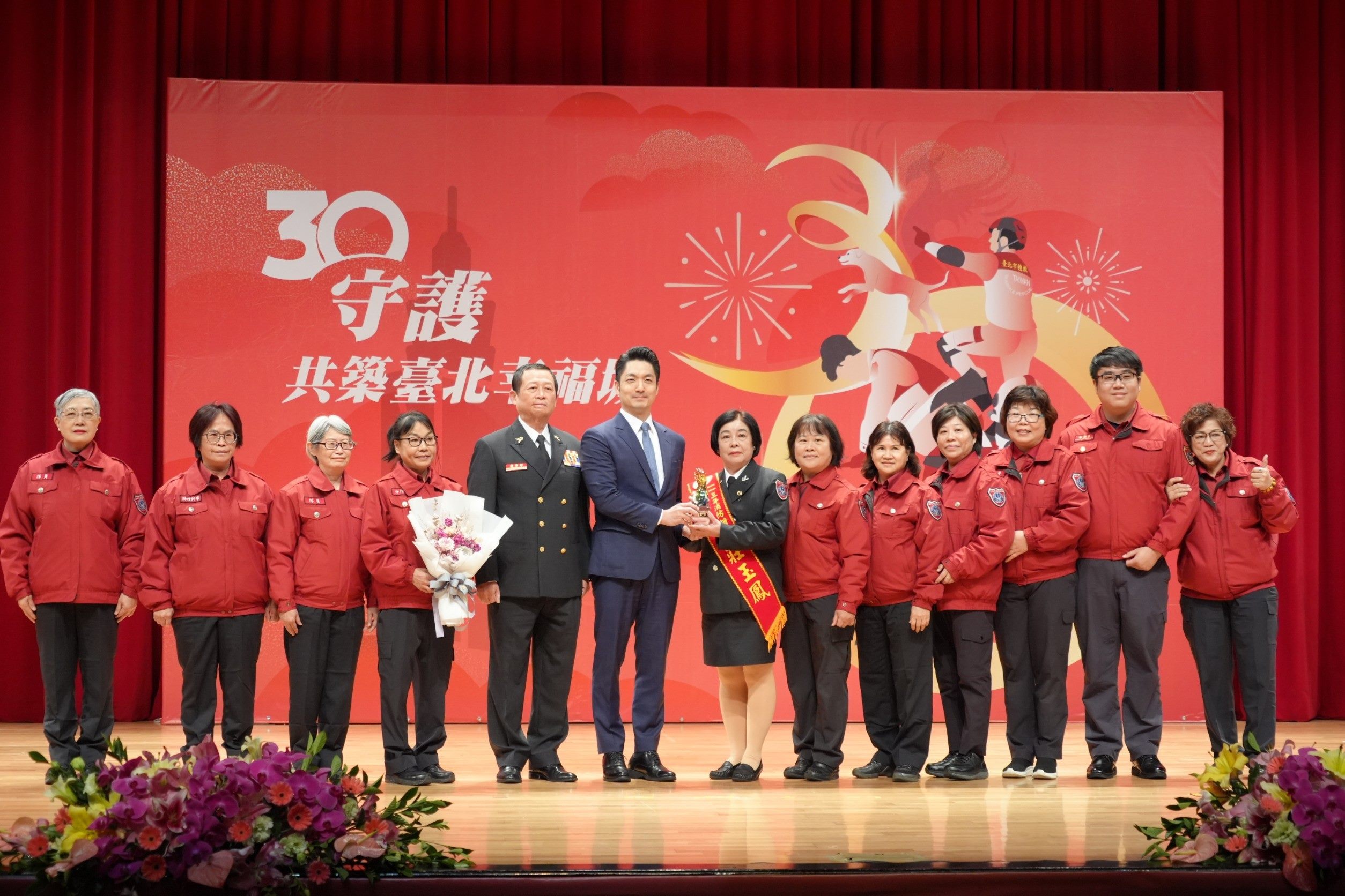 出席「119消防節暨金龍獎頒獎典禮」 蔣萬安：感謝消防英雄...