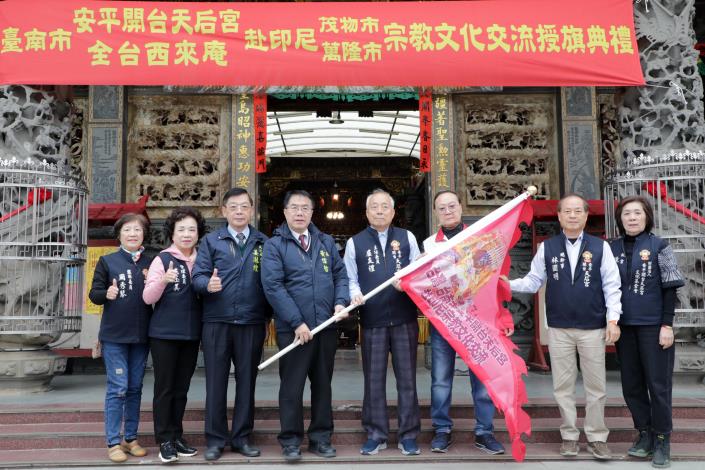 安平開台天后宮受邀參加印尼元宵嘉年華 黃偉哲盼臺印激盪...