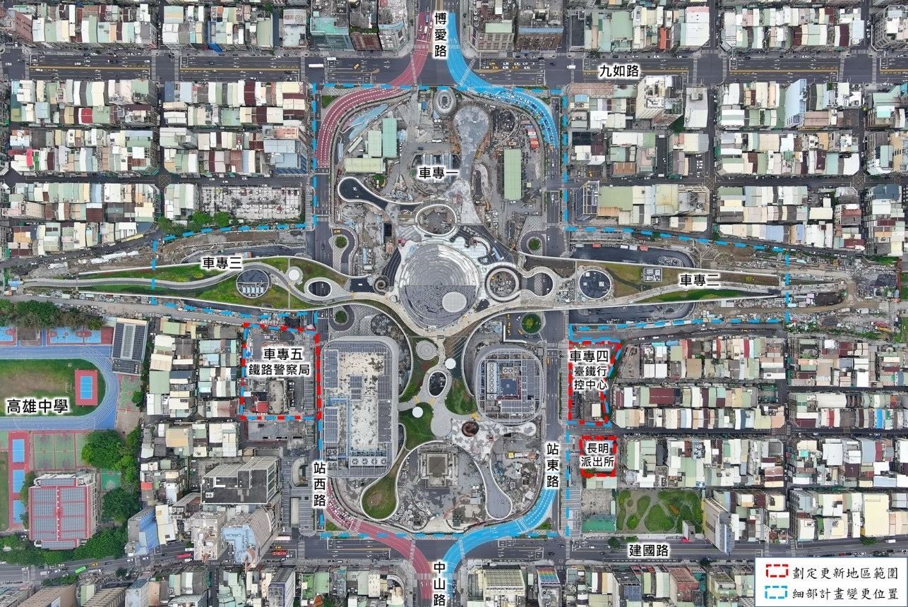 市府台鐵釐清站前車專四五開發定位  聚焦公共服務及活化商圈與創新鏈結
