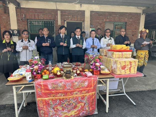 讓災民入住更安心   市府於南水署宿舍祭拜祈福...