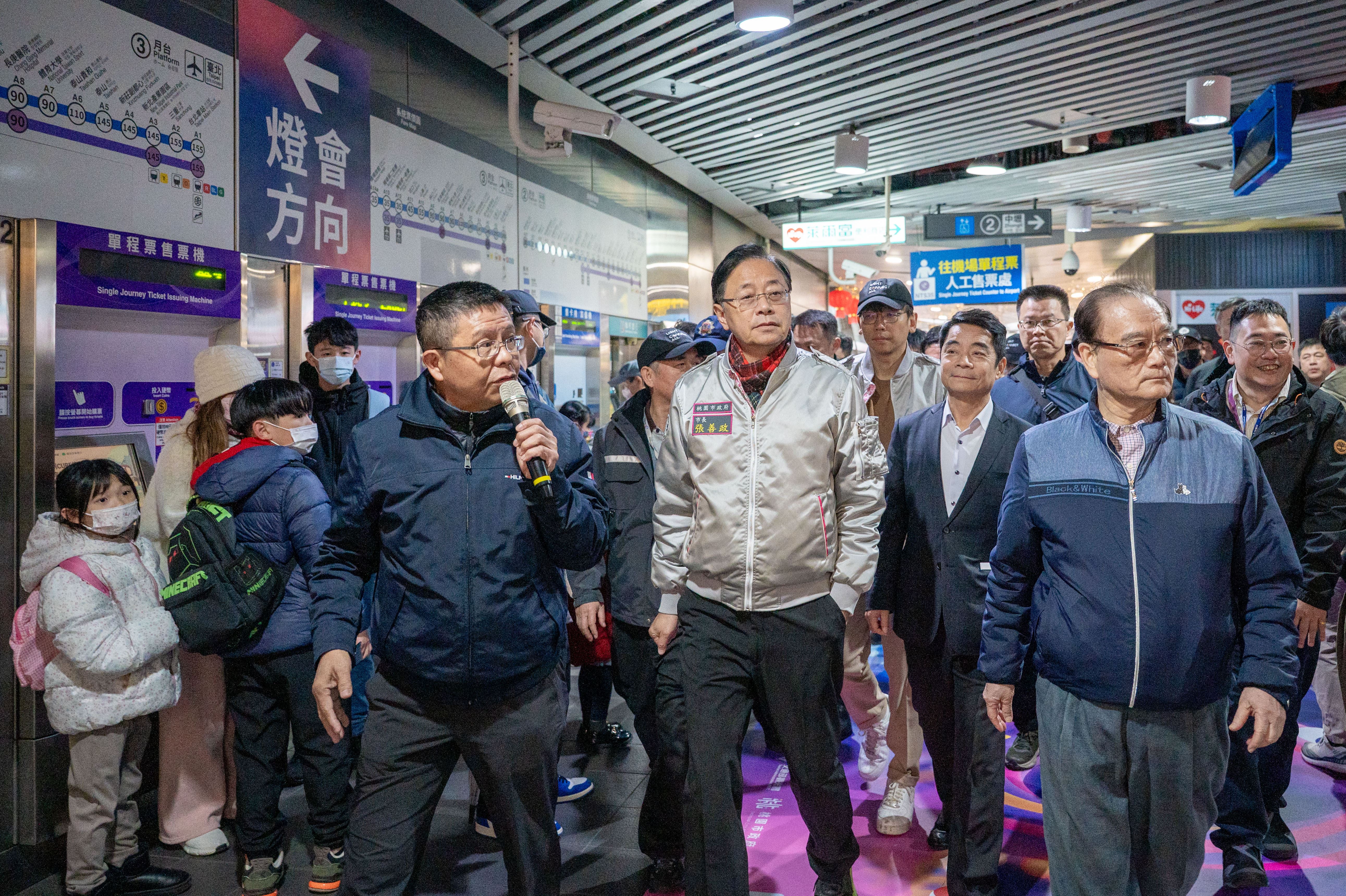 張市長視察台灣燈會疏運情形　各單位嚴陣以待確保交通順...