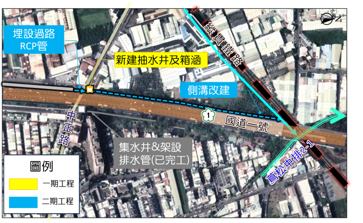 永康區中正路涵洞改善工程完工 改善道路積淹水問題...