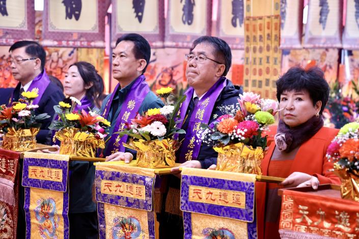 台南市天宮乙巳年護國消災祈安植福法會 黃偉哲誠心祝禱祈...