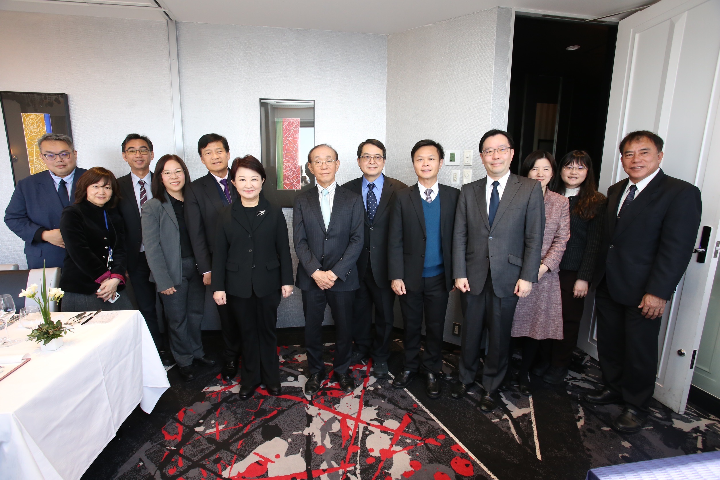 感謝投資台中   市長訪三井、日台交流協會...