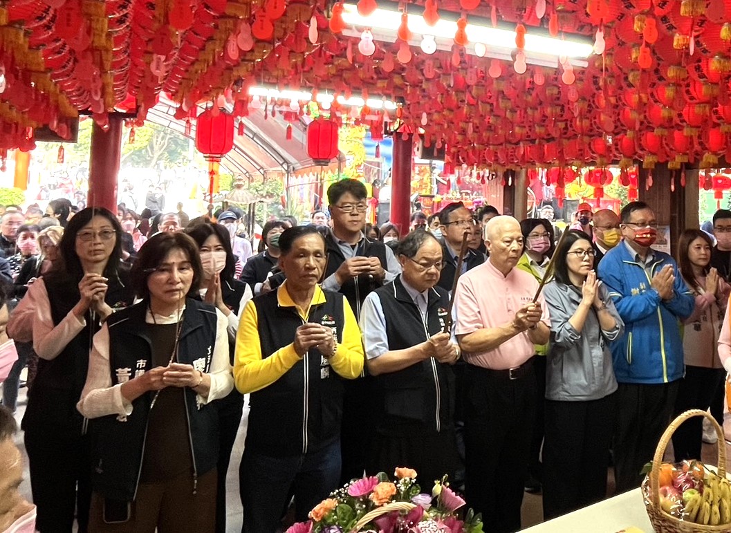 二月二迎頭牙接財轉運！ 中市府至惠來里福德祠祈福