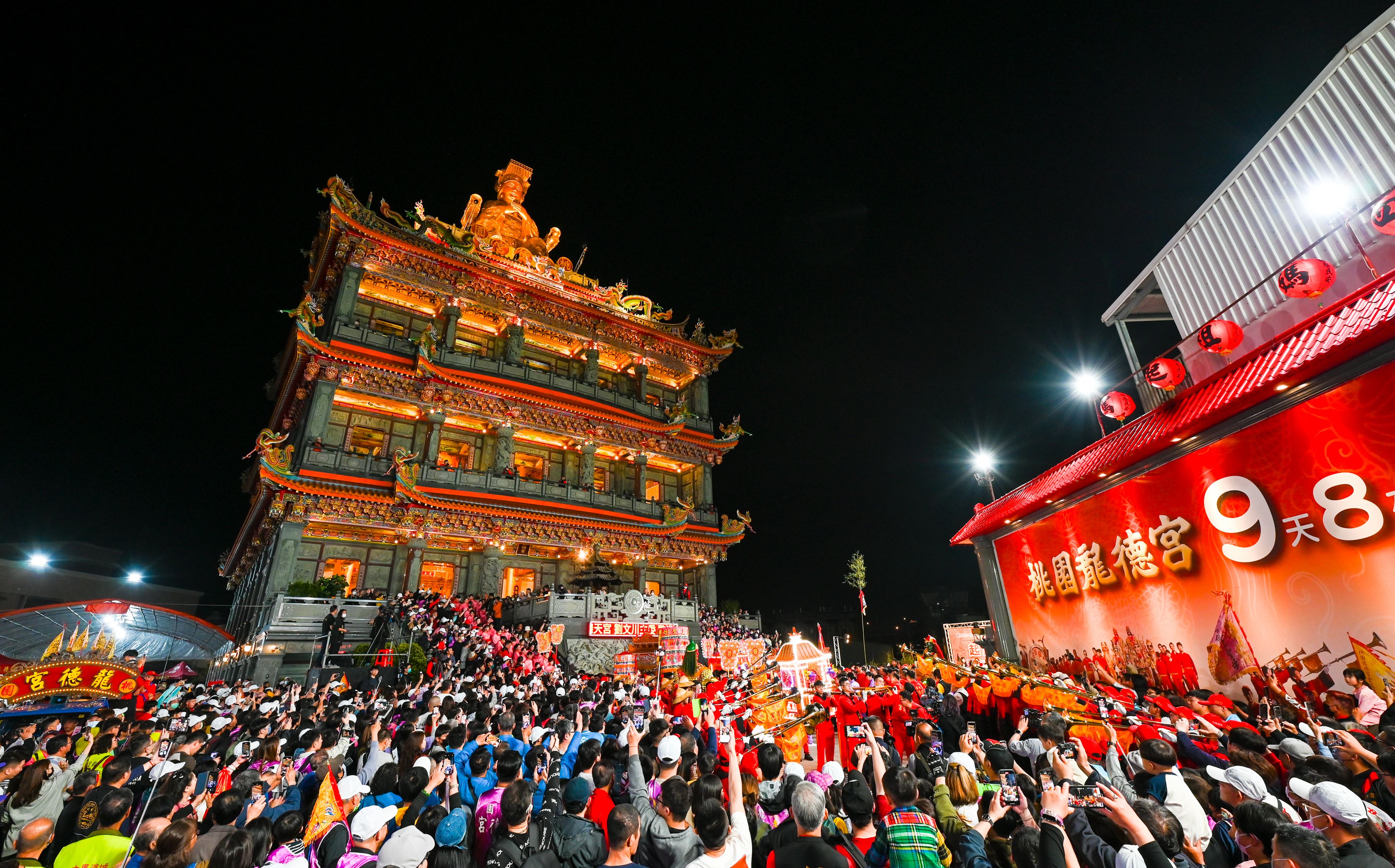 桃園龍德宮四媽祖9天8夜徒步遶境　四媽祖與信眾共傳社會...