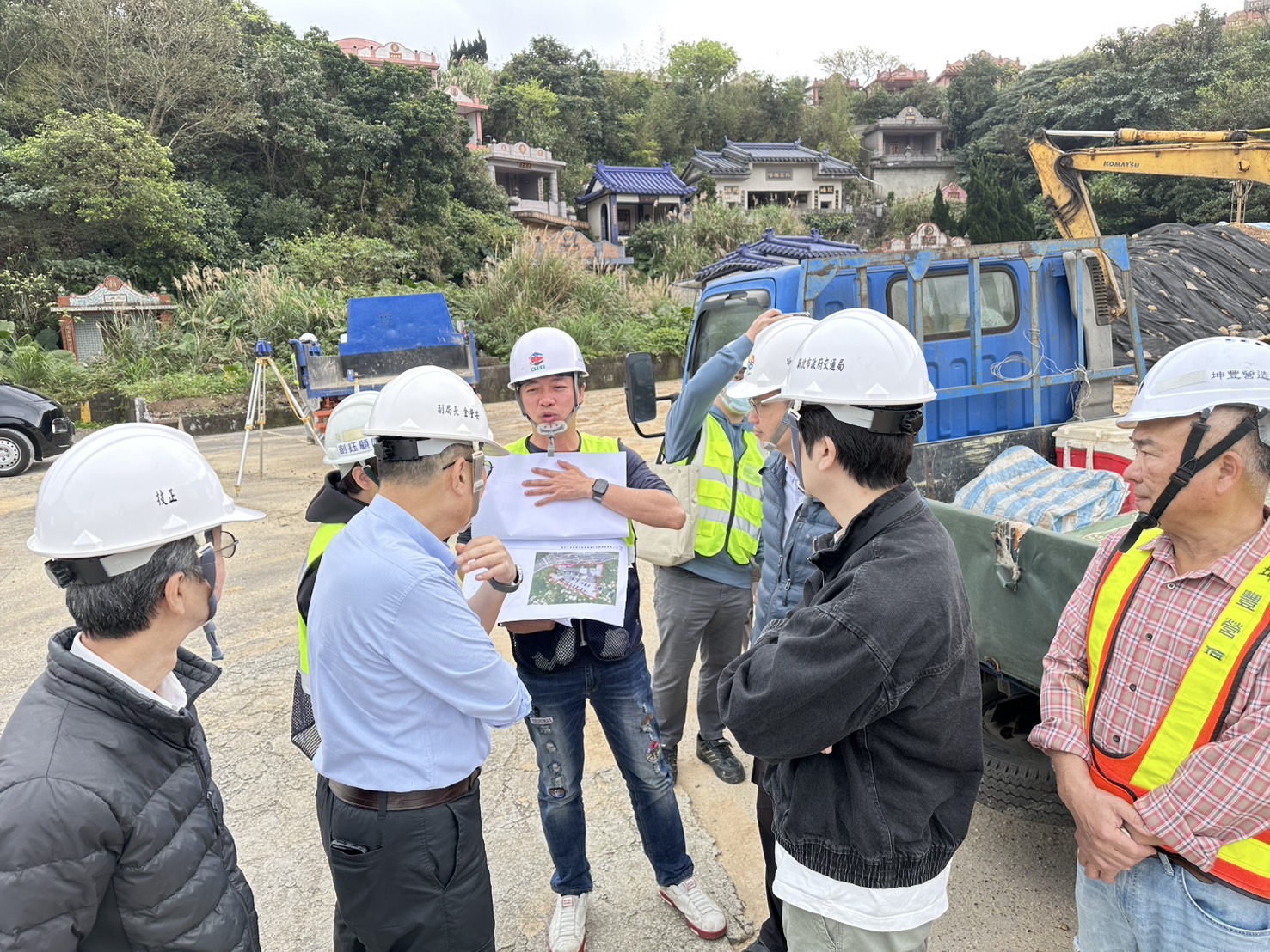 九份隔頂平面停車場改造 預計今年4月完工啟用...
