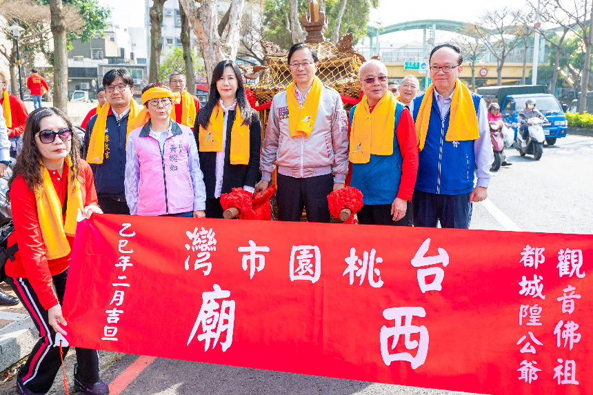 第三屆西廟都城隍公爺遶境  張善政允支持在地文化傳承...