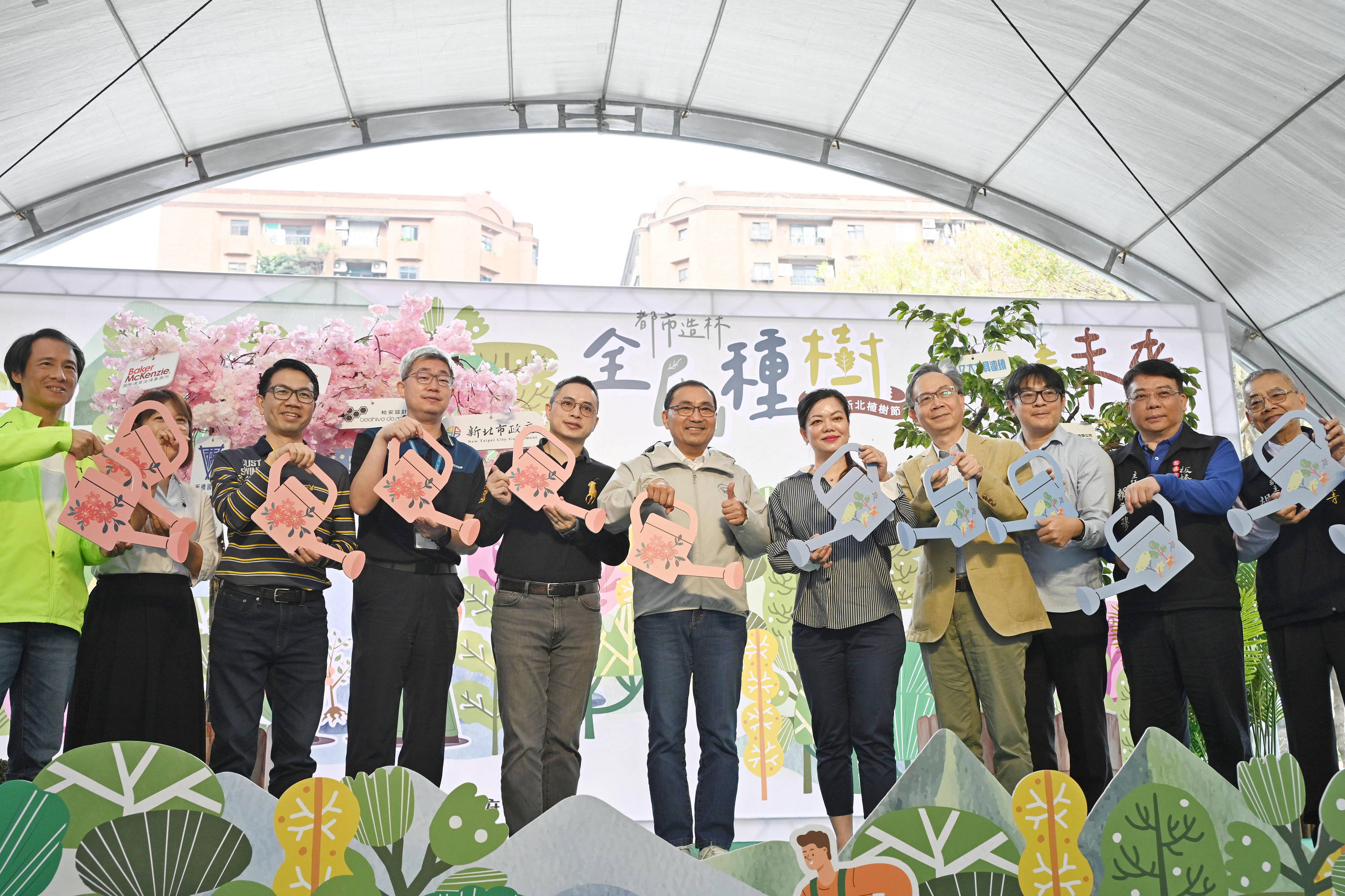 響應植樹推廣 侯友宜：全民種樹 打造永續環境...
