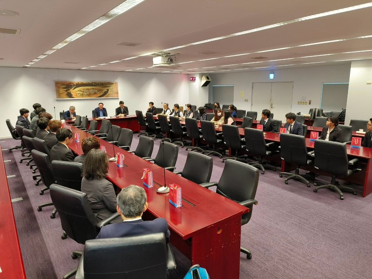 日本青年代表團拜會中市府 建立青年跨國交流持久友誼