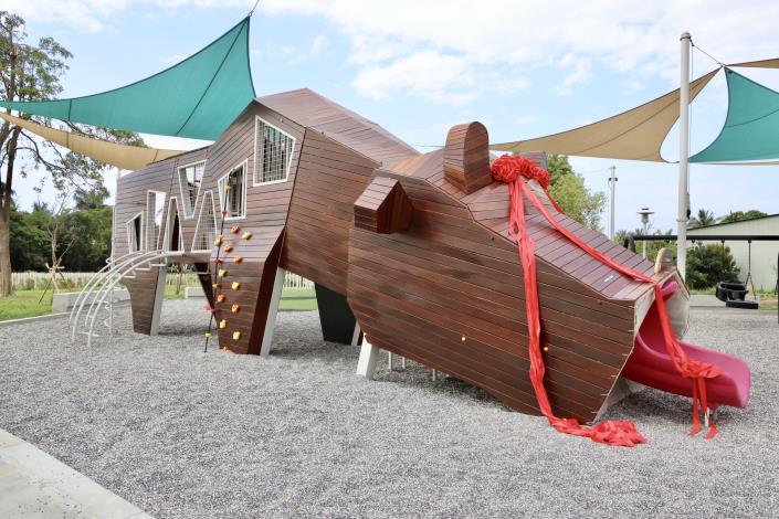 台南善化再添新亮點   特色公園「牛墟主題遊戲場」登場...