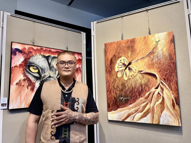 「御風而行」排灣族藝術家甘育傑創作個展  連結原住民族...