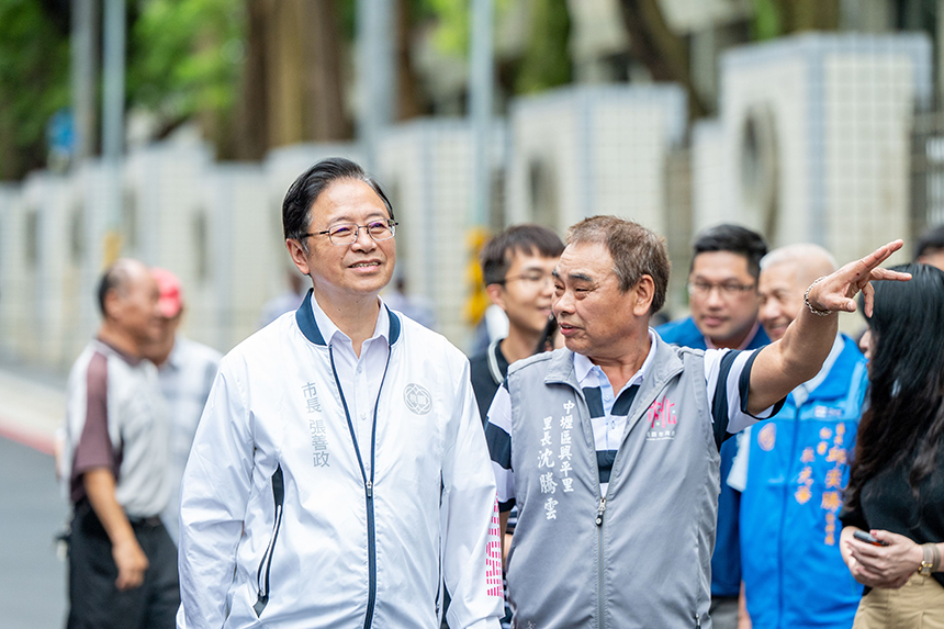 中壢興隆街拓寬工程完工  張善政：有限經費解決長年痛點...