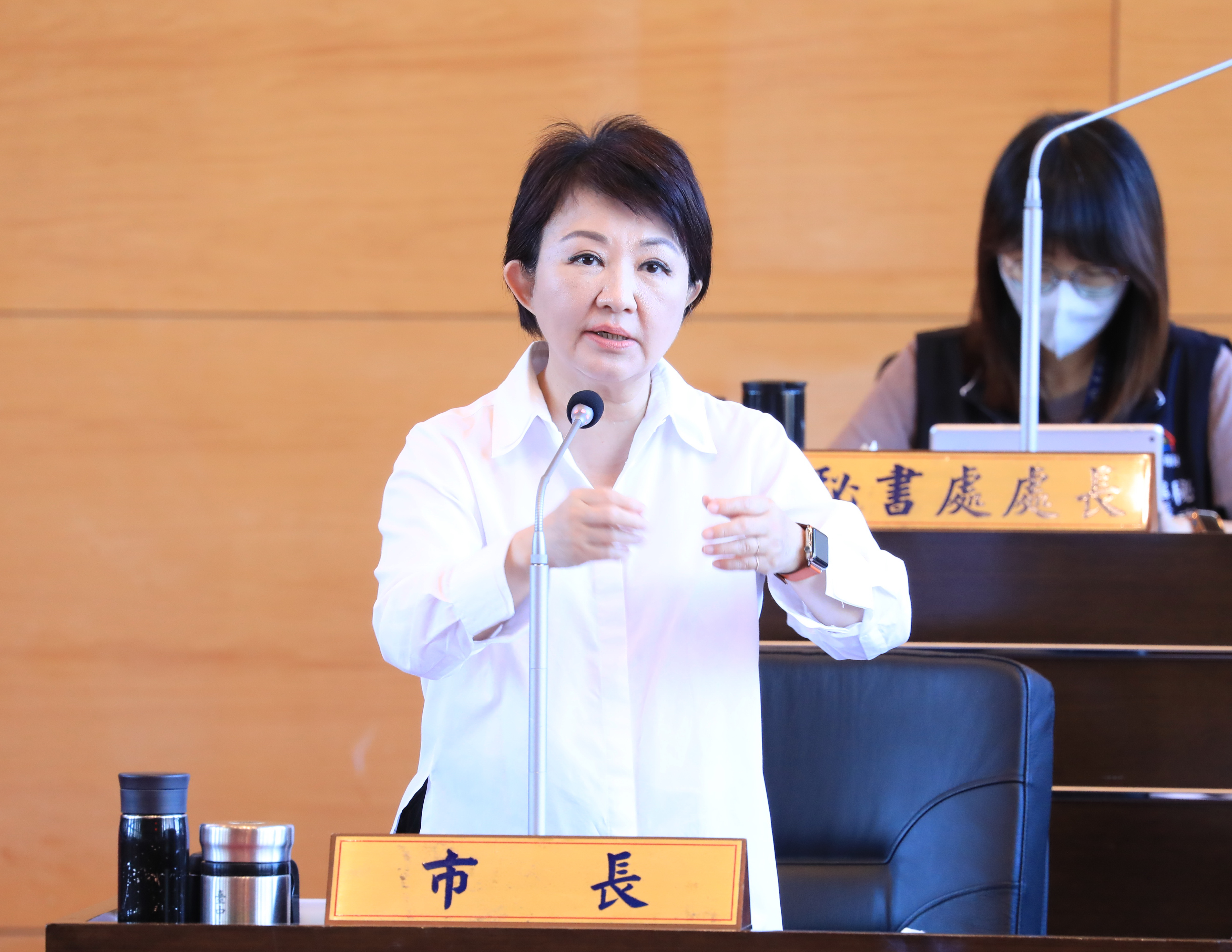 台中7/15日城鎮韌性演習   市長說明係循往例就近避難