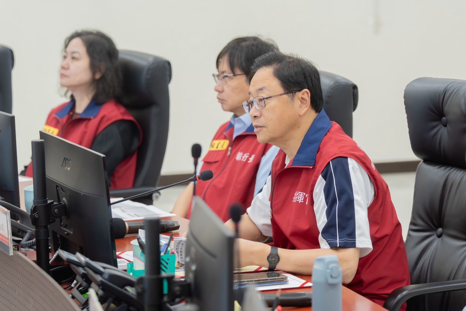 丹娜絲颱風災害應變第二次工作會議　張善政：持續堅守完成應變工作