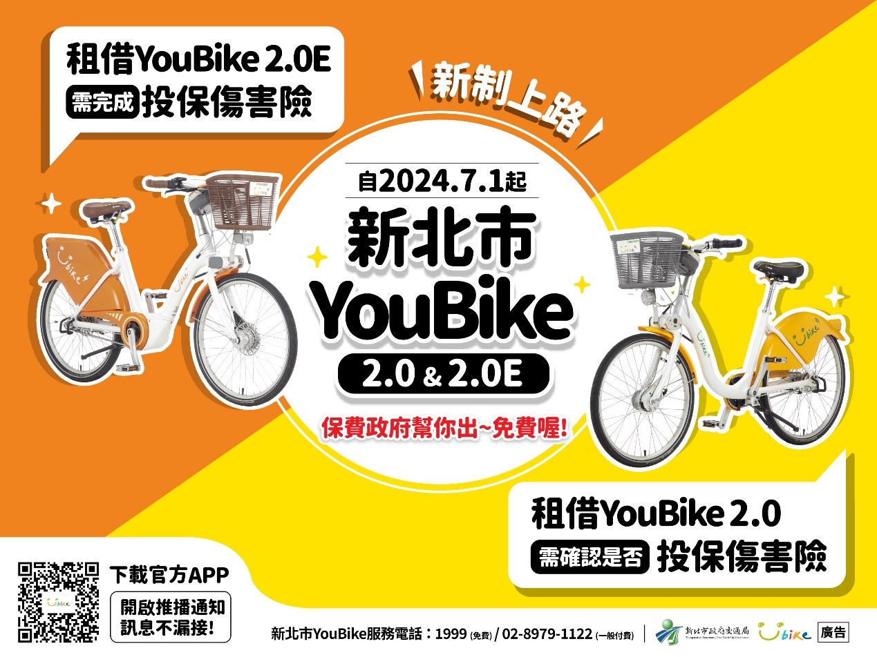 YouBike動滋騎乘券即將上線   新北通勤綠廊水岸風光任你遊...