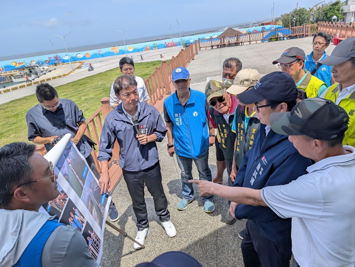 視察大寮林園排水與漁港基礎建設 陳其邁：落實預防性治理...