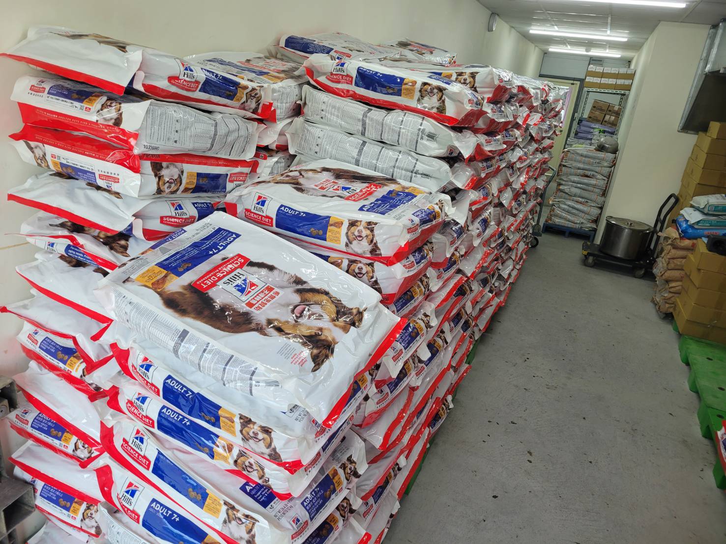 動保處妥善依食糧效期分配餵食動物