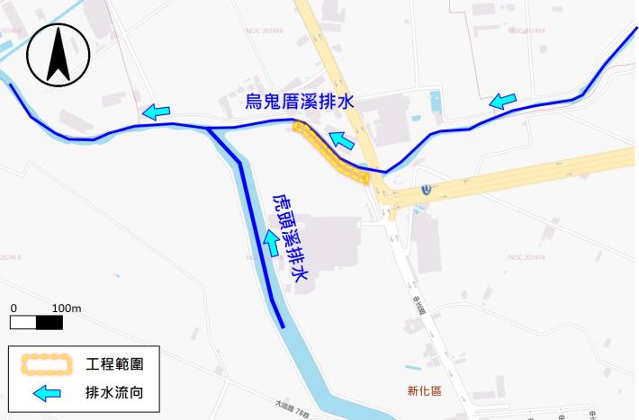 烏鬼厝溪排水災後復建工程啟動   以低碳工法強化抗災韌性...