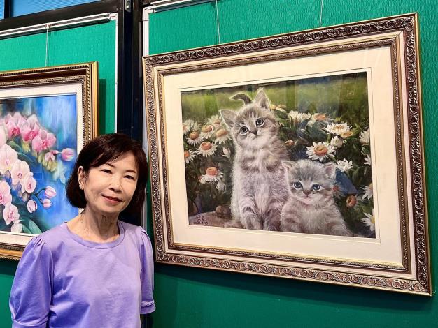 民治市政中心粉彩藝文展  劉素君創作個展即將開展