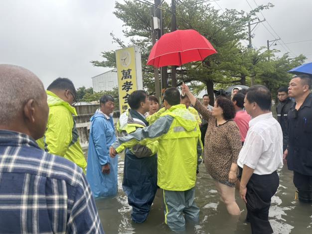 黃偉哲再向中央爭取5.5億元積極整治六塊寮排水 降低淹水風險