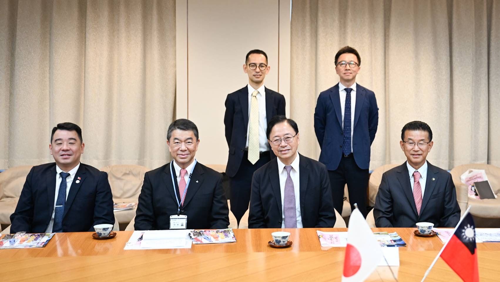 張市長拜會宮城縣知事村井嘉浩   擴大智慧農業、運動及觀...