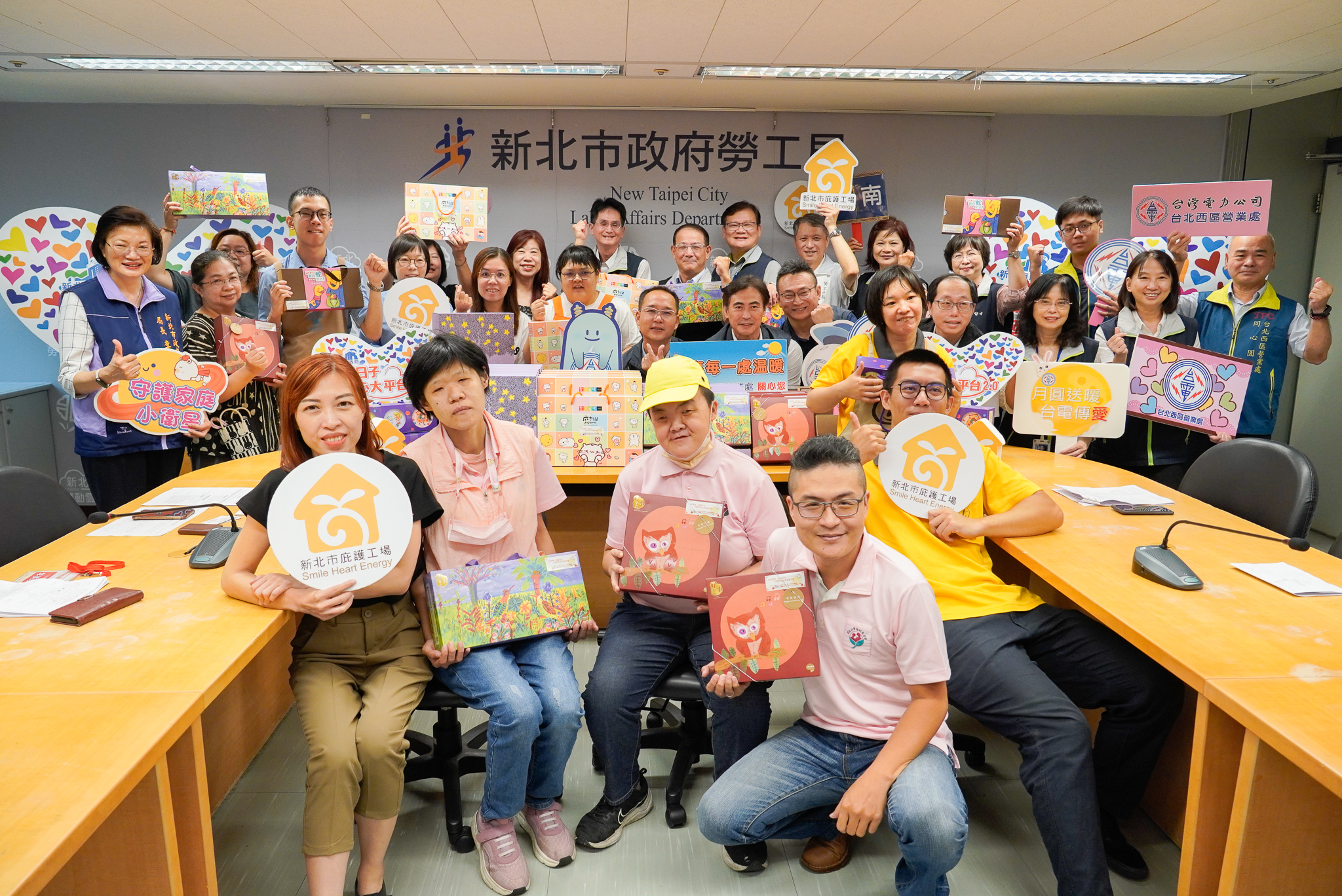 台電北南區、西區、北區連四年中秋送暖    認購庇護工場禮...