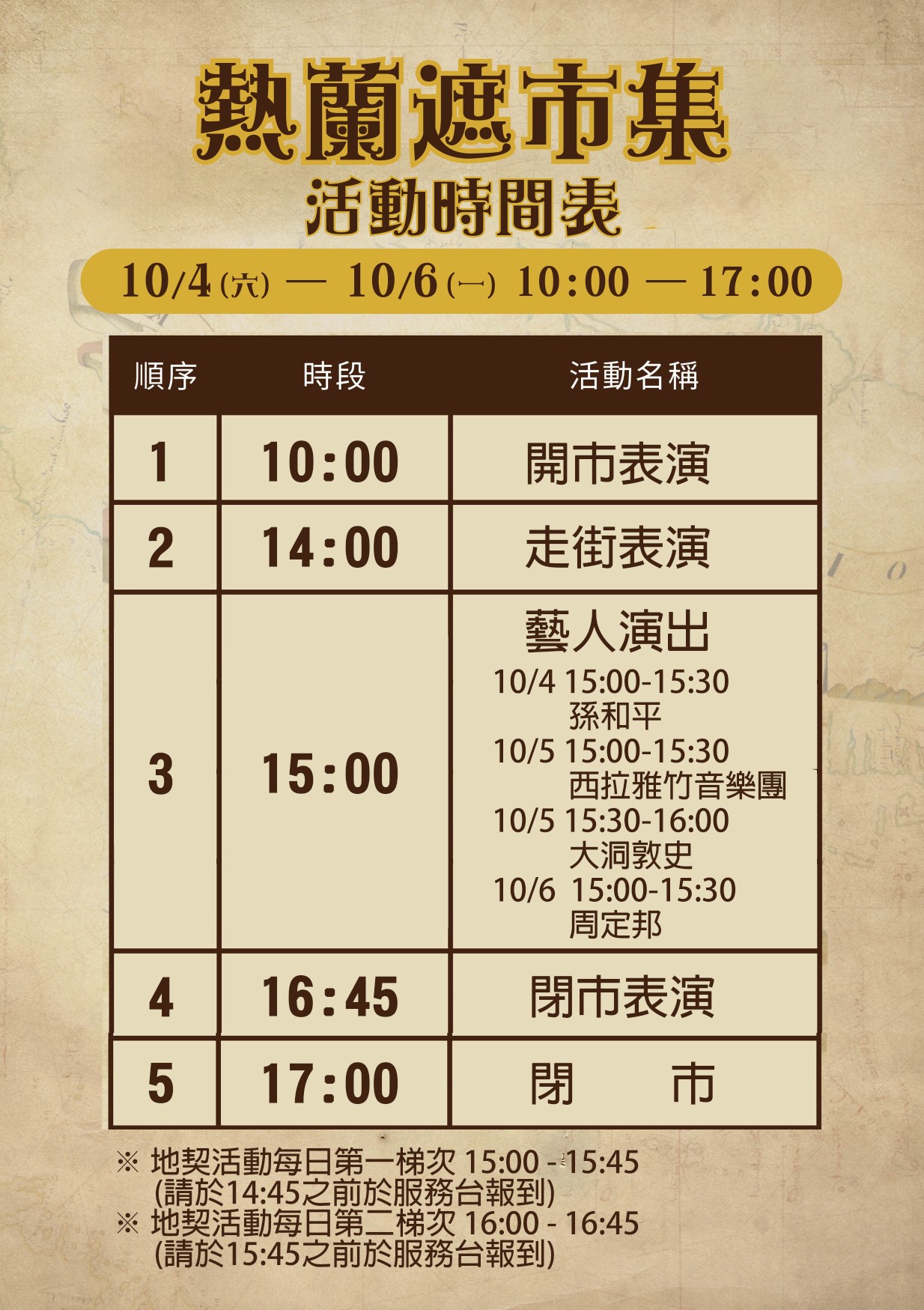 穿越三百年    熱蘭遮市集    中秋連假安平古堡開市...