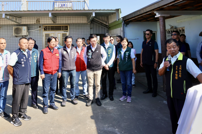 賴清德總統南下七股視察風災後復建進度  肯定中央地方合...