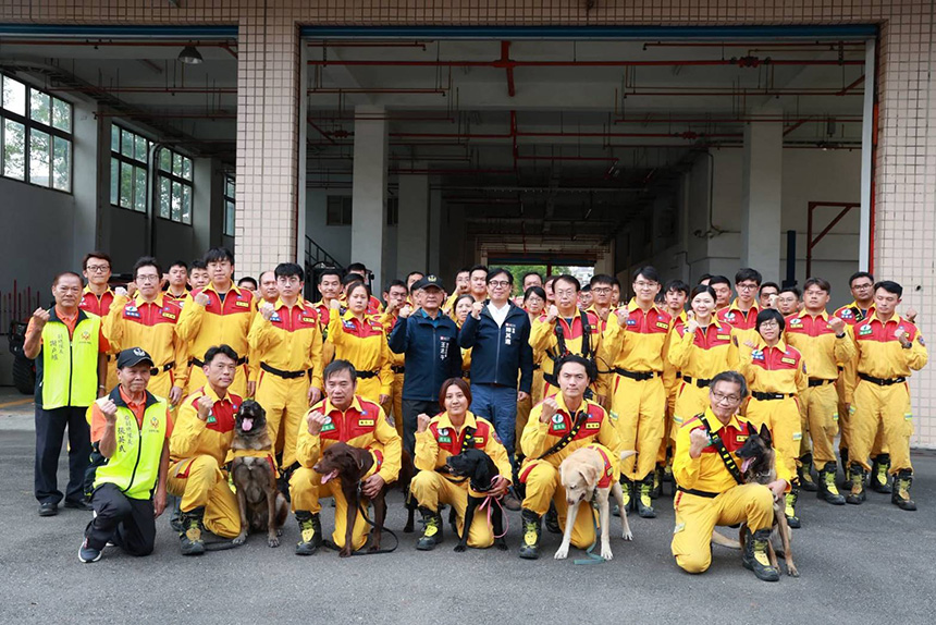 加碼投入救災資源  高市消防局全面提升搜救犬照護與特搜...