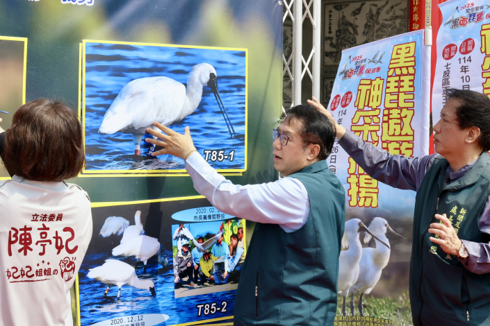 2025愛你愛我黑面琵鷺保育季開幕   邀親子遊台南賞黑琵
