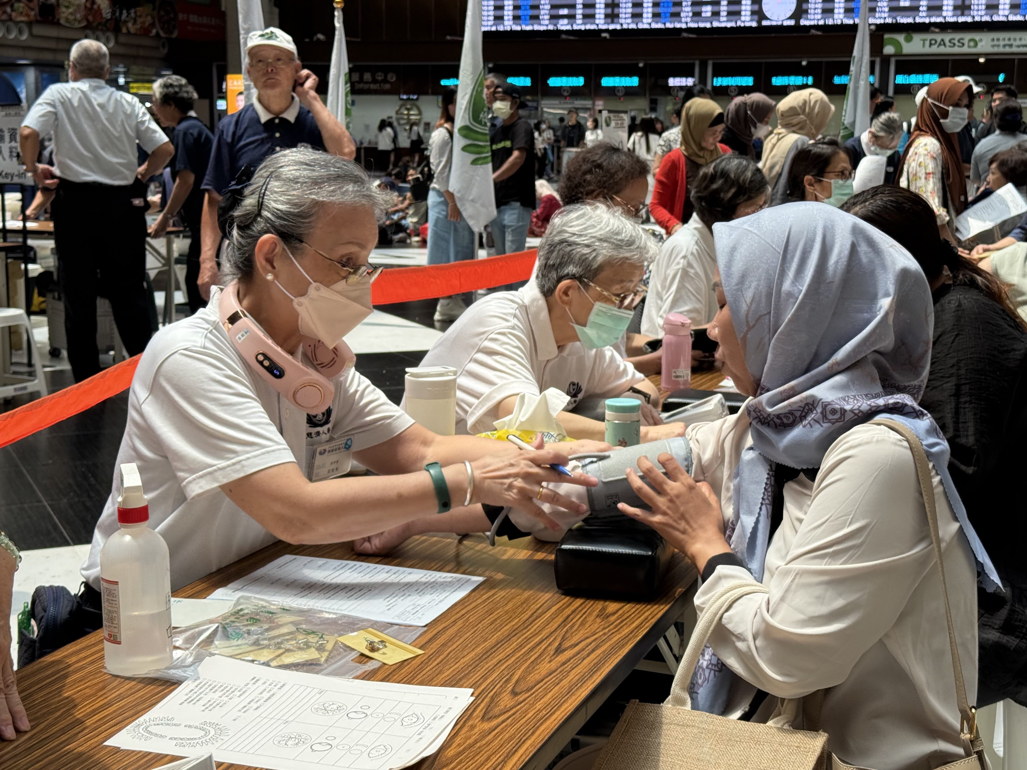 北市最後一場移工健檢   11/9臺北車站大廳多功能展演區登...
