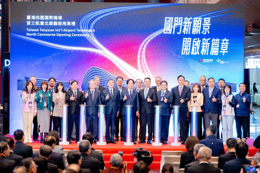 桃園國際機場第三航廈北廊廳啟用  桃市府持續攜手中央推...