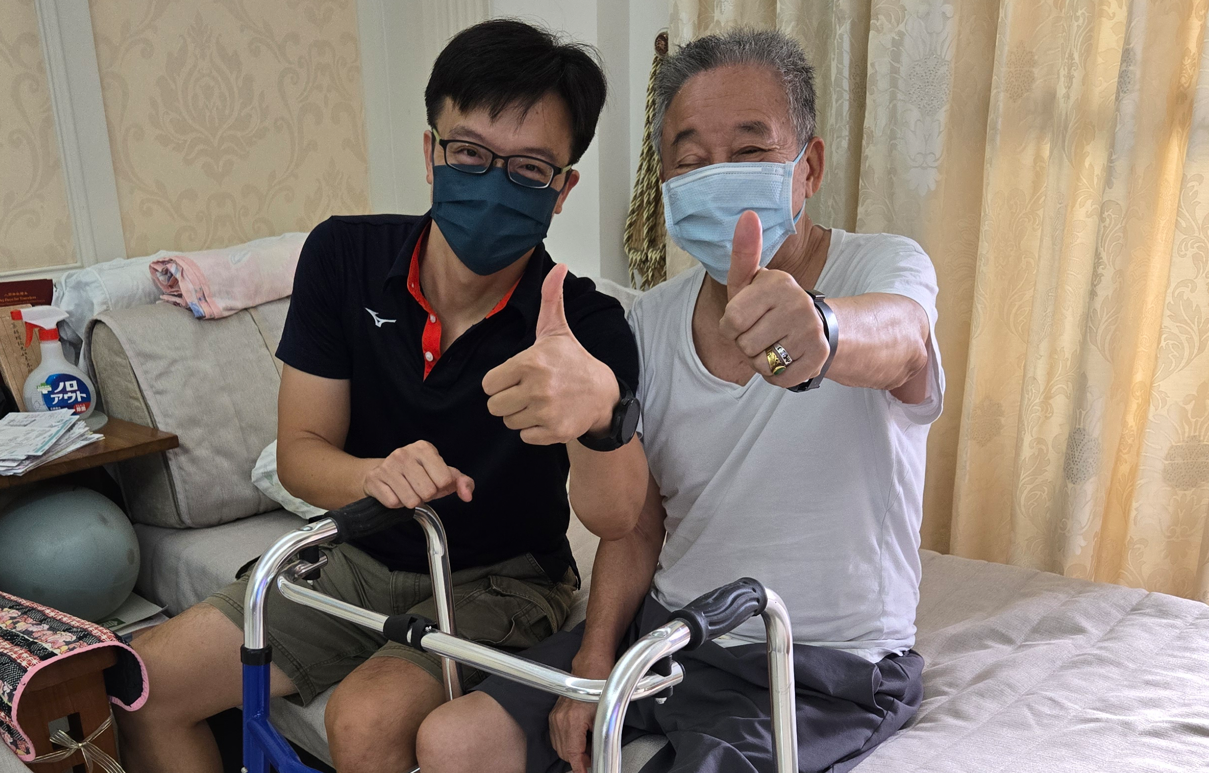 高市衛生局推醫事人員到宅專業服務  助長照個案提升自我...