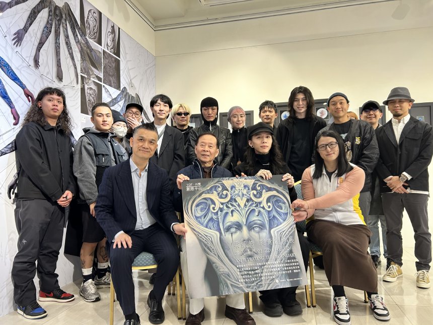 中友百貨首展刺青藝術  大師義賣作品捐贈陽光基金會...