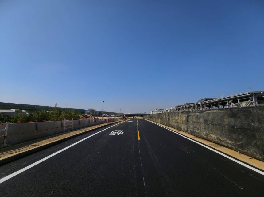 桃園捷運綠線北機廠道路春節開通  民眾通行好便利...