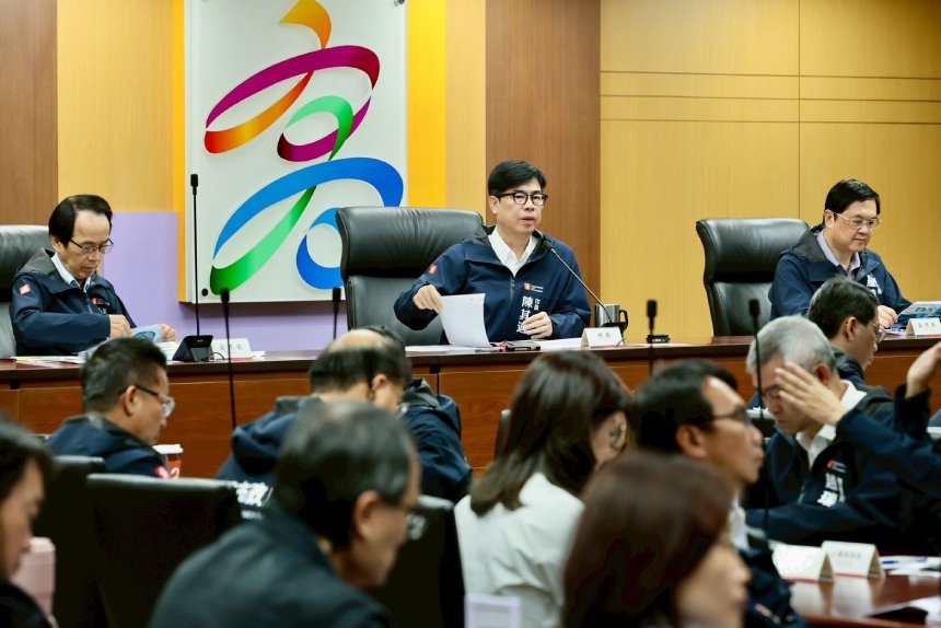 感謝春節期間同仁堅守崗位  陳其邁勉全力為市政打拚...