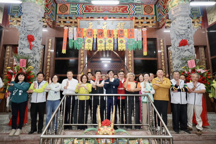 迎天公生走訪4宮廟  陳其邁祈願市運昌隆...
