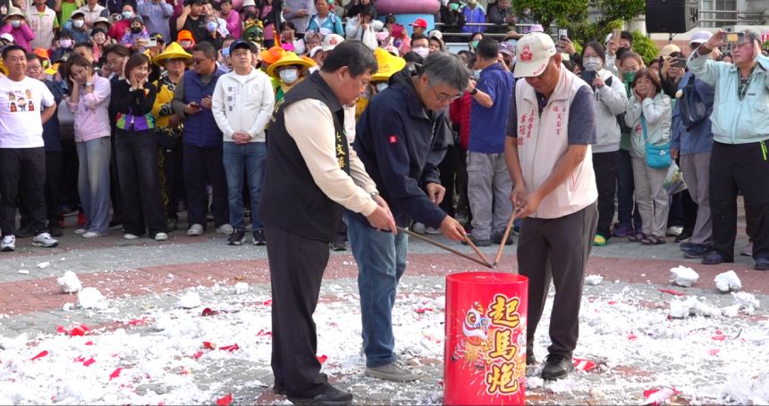 旗山天后宮馬年媽祖文化節  李懷仁與民同祈平安...