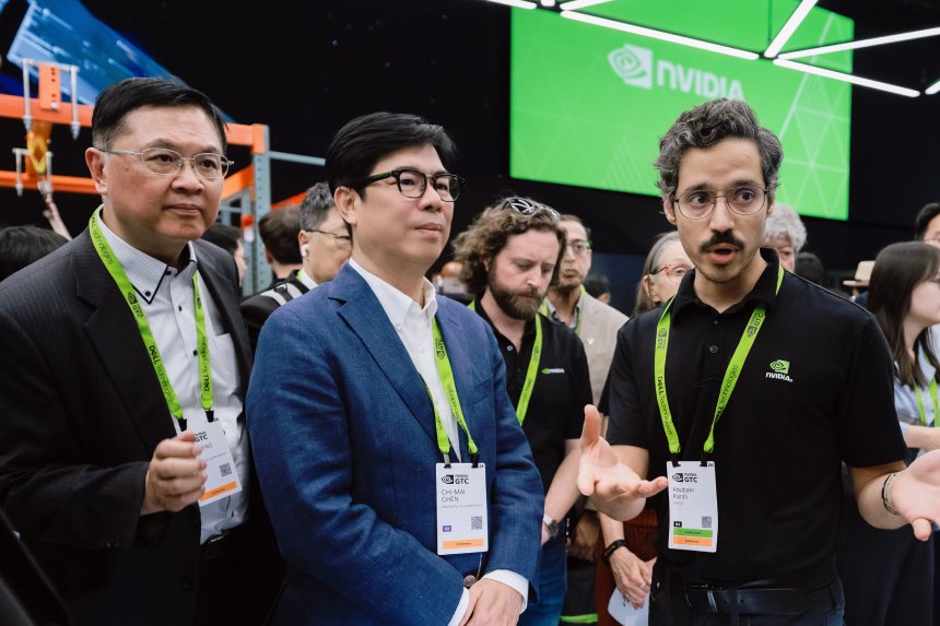 高雄實踐AI智慧治理  陳其邁GTC會晤NVIDIA高層...