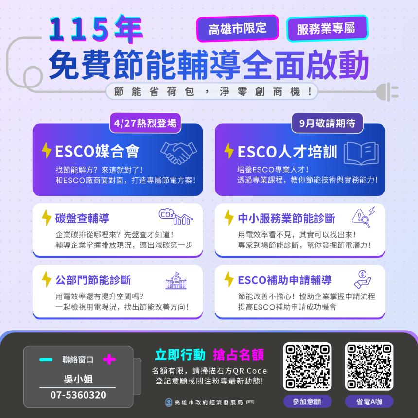 高雄ESCO觀摩會進軍漢神巨蛋  免費企業節能診斷與補助4月起...