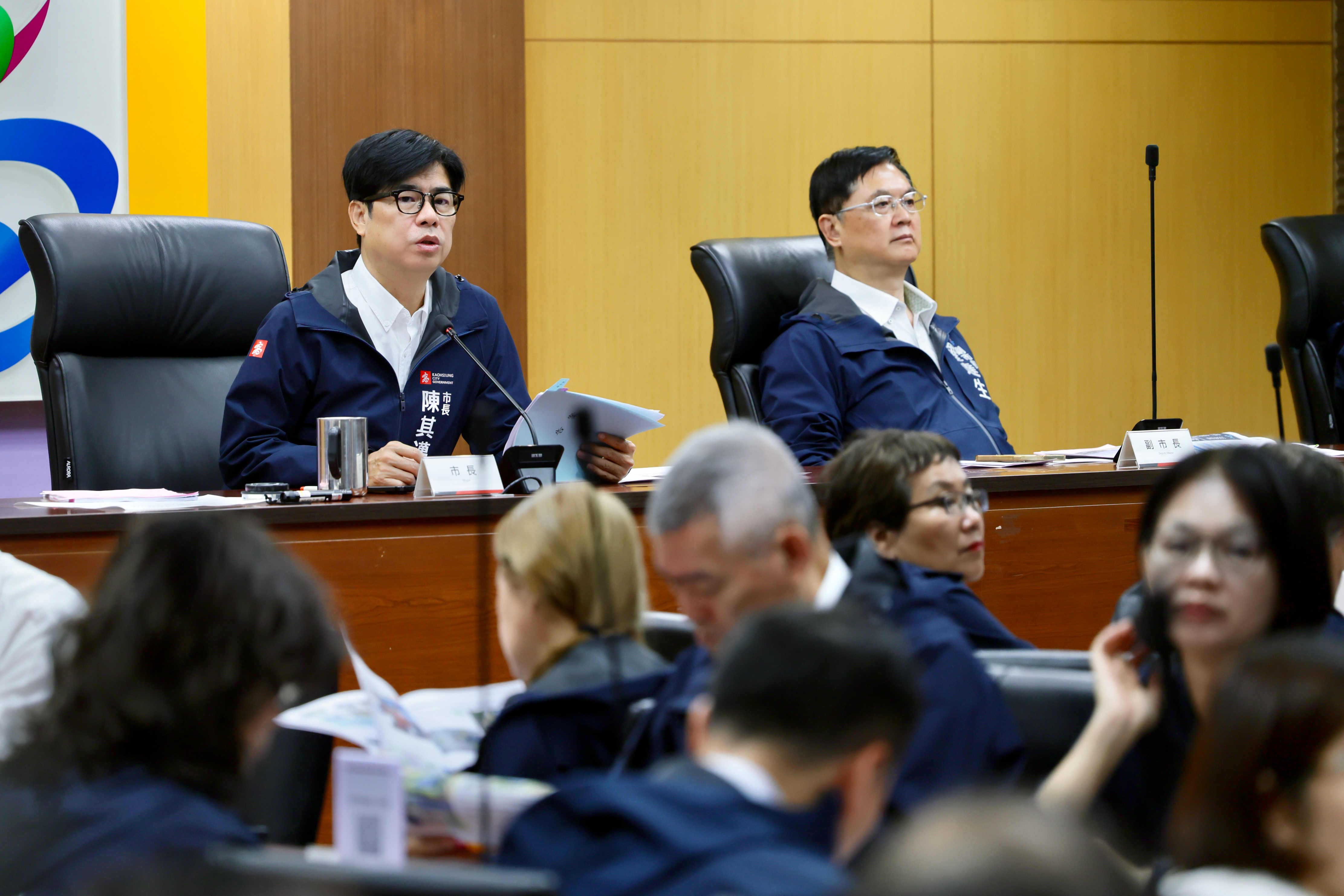 強化食安及防汛整備 陳其邁：落實稽查及清疏、提升應變效...