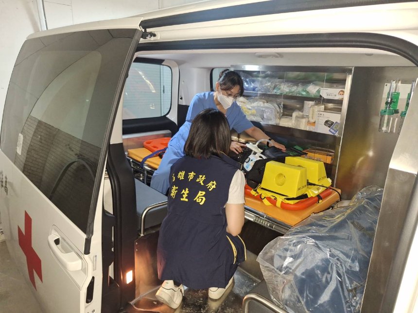 高市衛生局查核救護車設備  超額收費依法最高罰30萬...